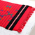 Cotton table runner, 'Festive Constellations' - Cotton Table Runner Red Handmade India (image 2c) thumbail