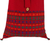Cotton shoulder bag, 'Crimson Tease' - Red Cotton Shoulder Bag Handmade India