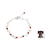 Rose quartz and garnet anklet, 'All About Love' - Beaded Rose Quartz Bracelet (image 2j) thumbail