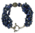 Lapis lazuli torsade bracelet, 'Natural Sophistication' - Lapis lazuli torsade bracelet (image 2a) thumbail