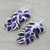 Amethyst cluster earrings, 'Grapes of Love' - Sterling Silver and Amethyst Earrings Indian Jewelry (image 2c) thumbail