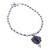 Collar colgante de perlas y lapislázuli - Joyas para Mujer Plata de Ley Lapislázuli y Perlas