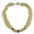 Halskette mit Citrin-Perlen, 'Extravagant' - Halskette mit Citrin-Perlen