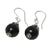 Onyx dangle earrings, 'Jaipur Sonnet' - Onyx dangle earrings (image 2c) thumbail