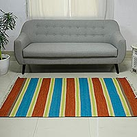 Wool rug, Bold India (4x6)