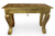 Brass accent table, 'Royal Signature' - Coffee Accent Table End Brass Repoussé Handmade  thumbail