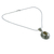 Citrine pendant necklace, 'Sun Halo' - Sterling Silver Necklace with Citrine from India Jewelry (image 2b) thumbail