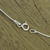 Peridot flower necklace, 'Sunflower Green' - Hand Crafted Women's Sterling Silver Peridot Jewelry (image 2b) thumbail