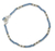 Chalcedony and cultured pearl anklet, 'View of the Sky' - Chalcedony and pearl anklet (image 2a) thumbail