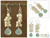 Pearl and chalcedony cluster earrings, 'Aqua Shimmer' - Pearl and chalcedony cluster earrings (image 2) thumbail