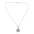 Mondstein-Anhänger-Halskette - Fair-Trade-Schmuck-Halskette aus Sterlingsilber und Mondstein