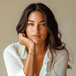 Sterling silver link bracelet, 'Fortunate Elephants' - Elephant Jewelry Bracelet Sterling Silver from India