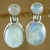Moonstone dangle earrings, 'Moonlight Delight' - Handcrafted Sterling Silver and Moonstone Earrings thumbail