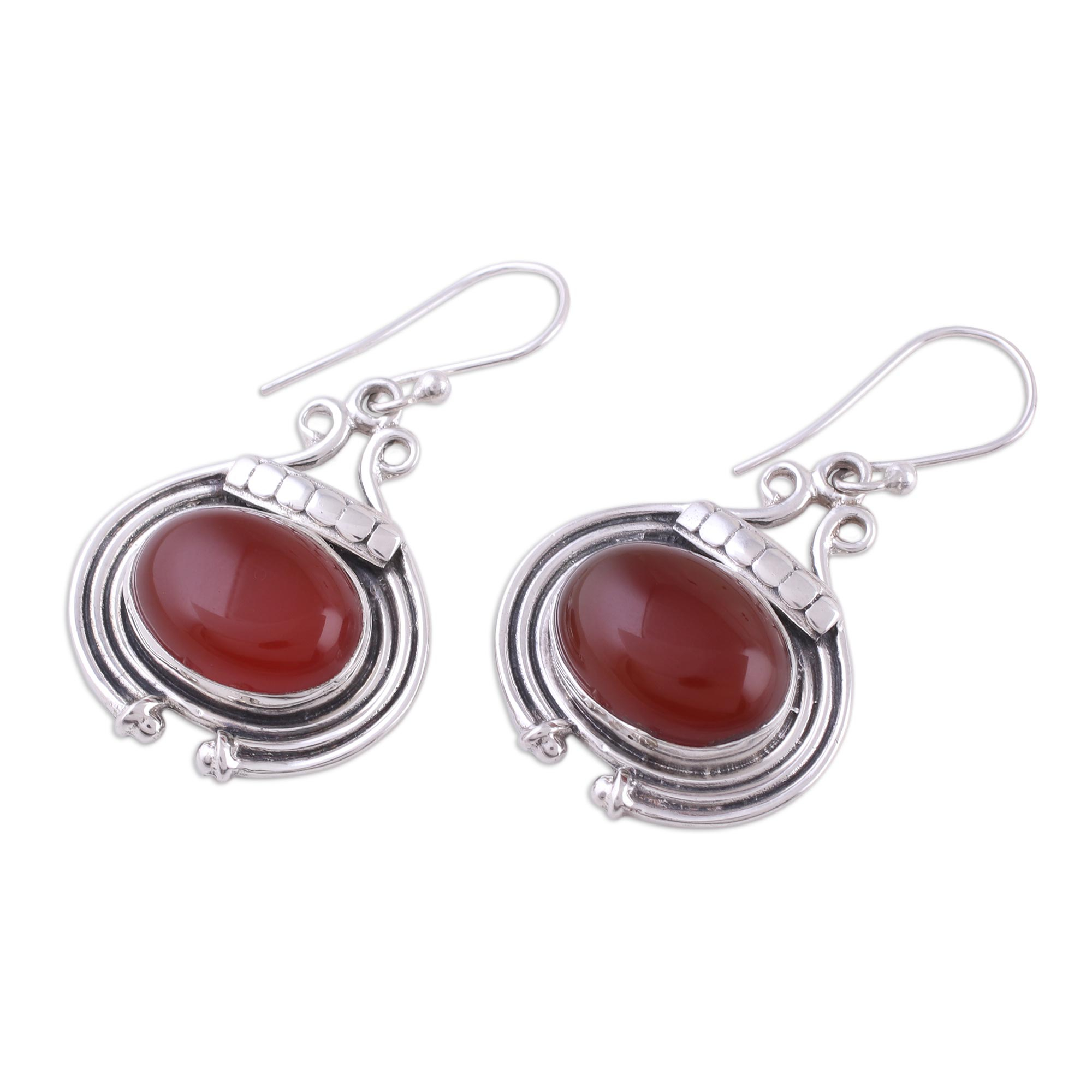 UNICEF Market | Artisan Jewelry Earrings with Carnelian and Sterling ...