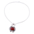 Carnelian pendant necklace, 'Desire' - Women's Jewellery Sterling Silver and Carnelian Necklace