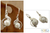 Pendientes colgantes de perlas - Pendientes de Plata de Ley y Perlas Joyería Artesanal