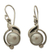 Pearl dangle earrings, 'India Rapture' - Sterling Silver and Pearl Earrings Artisan Jewelry (image 2a) thumbail