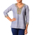 Cotton tunic, 'Gray Floral' - Women's Handwoven Cotton Tunic Top (image 2a) thumbail