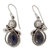 Pearl and lapis lazuli dangle earrings, 'Blue Midnight' - Women's Lapis Lazuli Pearl and Sterling Silver Earrings (image 2a) thumbail