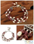Pearl and tourmaline torsade bracelet, 'Bihar Rose' - Tourmaline and Pearl Beaded Bracelet thumbail