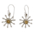 Citrine dangle earrings, 'Sunshine Daze' - Sterling Silver Dangle Earrings with Citrine