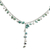 Turquoise Y necklace, 'Jaipur Princess' - Turquoise Y necklace