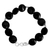 Onyx beaded bracelet, 'Destiny' - Onyx beaded bracelet