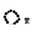Onyx beaded bracelet, 'Dark Destiny' - Onyx beaded bracelet