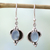 Chalcedony dangle earrings, 'Sky Charm' - Fair Trade Sterling Silver and Chalcedony Earrings thumbail