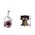 Amethyst flower necklace, 'Nostalgia' - Amethyst flower necklace (image 2j) thumbail