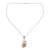 Citrine pendant necklace, 'Jaipur Sun' - Citrine Necklace on Sterling India Jewelery Collection (image 2b) thumbail