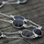 Lange Halskette aus Labradorit - Halskette aus Labradorit und Sterlingsilber, indischer Schmuck