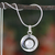 Pearl pendant necklace, 'Jaipur Magic Moon' - Pearl Jewellery Necklace from India