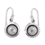 Pearl dangle earrings, 'Jaipur Magic Moon' - Artisan Pearl Jewellery Earrings from India