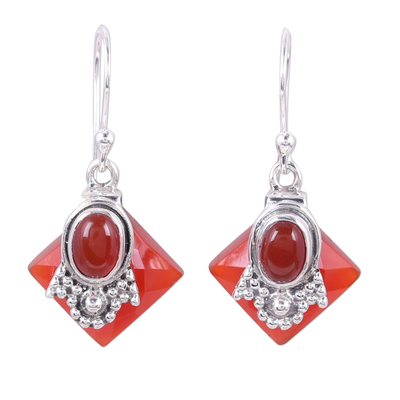 Carnelian Earrings from Indian Jewelry Collection