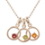 Citrine and peridot pendant necklace, 'Tropical Trio' - Silver Multigem Pendant Necklace thumbail