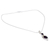 Amethyst pendant necklace, 'Mumbai Lilac' - Amethyst pendant necklace (image 2b) thumbail