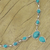 Sterling silver Y-necklace, 'Sky Dream' - Sterling Silver Y-necklace from Blue Stone Jewelry (image 2b) thumbail