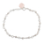 Rose quartz anklet, 'Peaceful Love' - Artisan Crafted Indian Jewelry Collection Rose Quartz Anklet thumbail