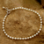 Pearl anklet, 'Moon Dew' - Elegant Handmade Sterling Silver and Pearls Anklet thumbail