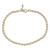 Pearl anklet, 'Moon Dew' - Elegant Handmade Sterling Silver and Pearls Anklet (image 2a) thumbail
