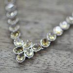 Citrine Y necklace, 'India Delight' - Citrine Y necklace