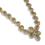 Citrine Y necklace, 'India Delight' - Citrine Y necklace