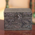 Brass jewelry box, 'Persian Paradise' - Brass Jewelry Box from India (image 2) thumbail
