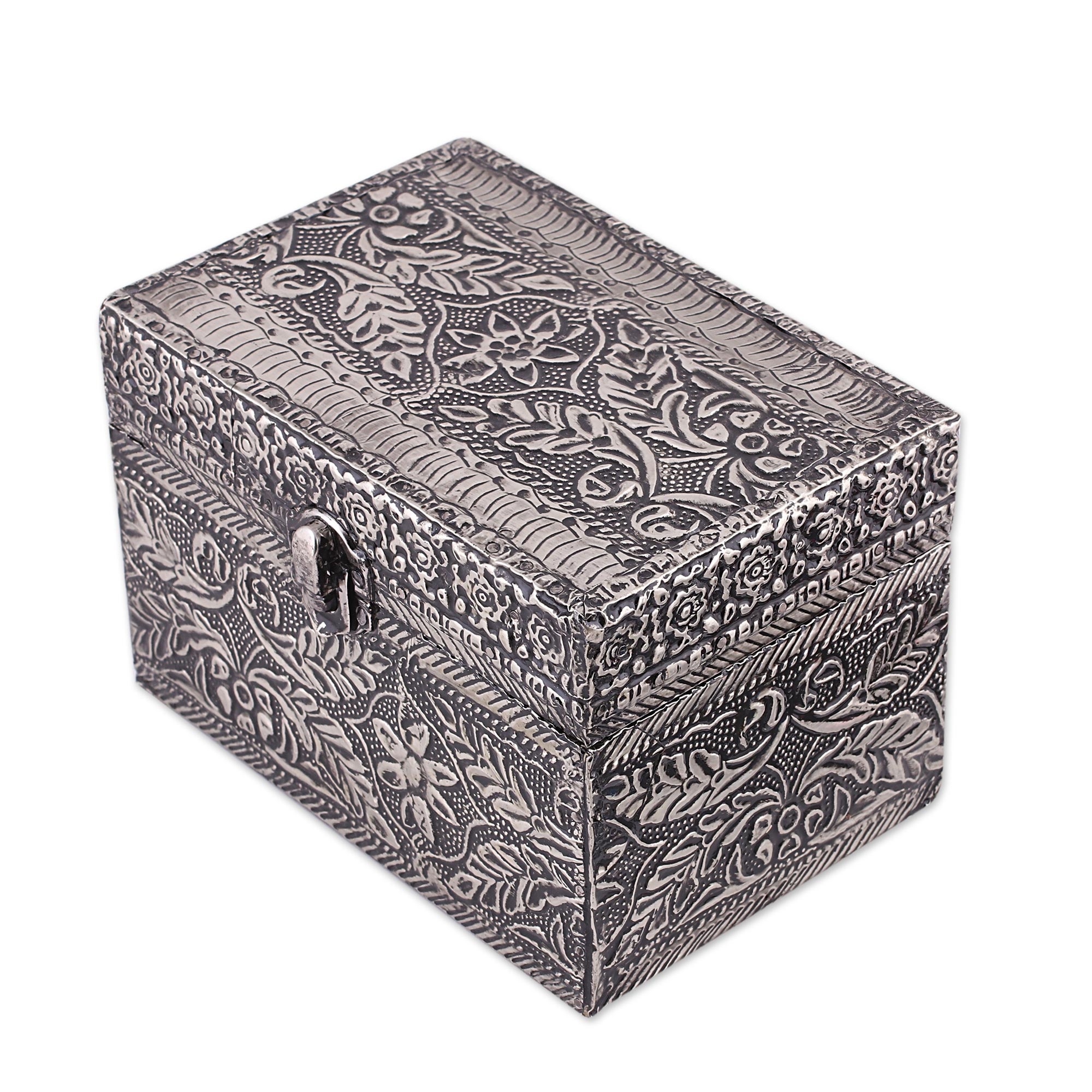 Brass Jewelry Box from India - Persian Paradise | NOVICA