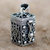 Sterling silver locket pendant, 'Prayer Box' - Square Locket Pendant Artisan Crafted Silver Jewelry