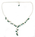 Malachite Y necklace, 'Natural Harmony' - Malachite Y necklace