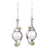 Pearl and peridot dangle earrings, 'Sweet Dreams' - India Style Pearls and Peridot Earrings (image 2a) thumbail