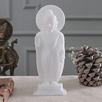 Marble sculpture, 'Buddha's Blessing of Peace'