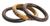 Wood bangle bracelet, 'Forest Goddess' (set of 3) - Artisan Crafted Wood Bangle Bracelets (Set of 3)